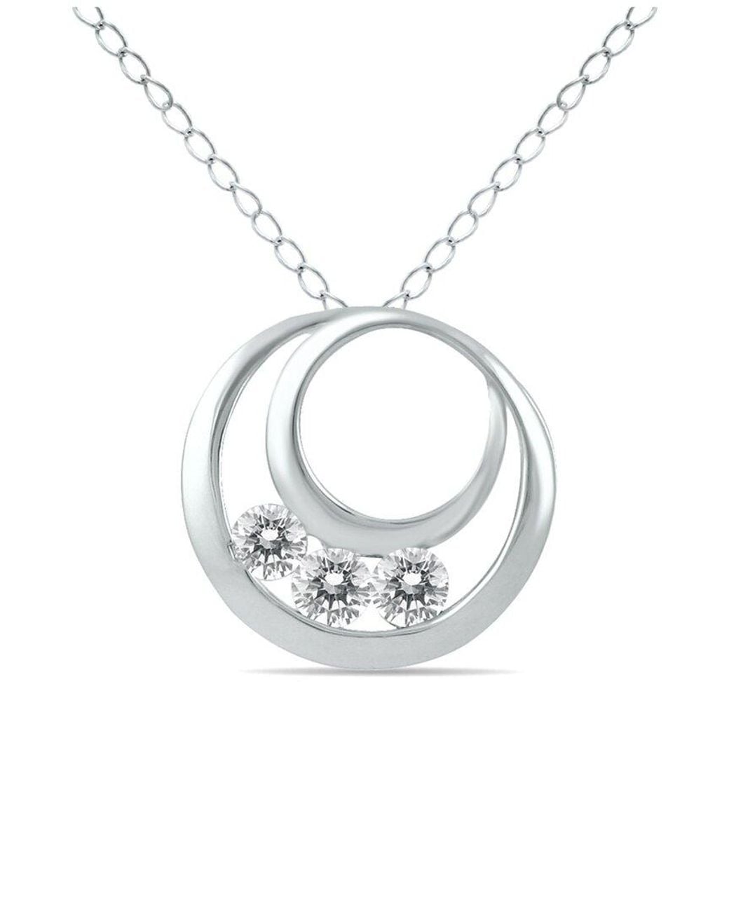 Diamond Select Cuts Metallic 14k 0.46 Ct. Tw. Diamond Necklace