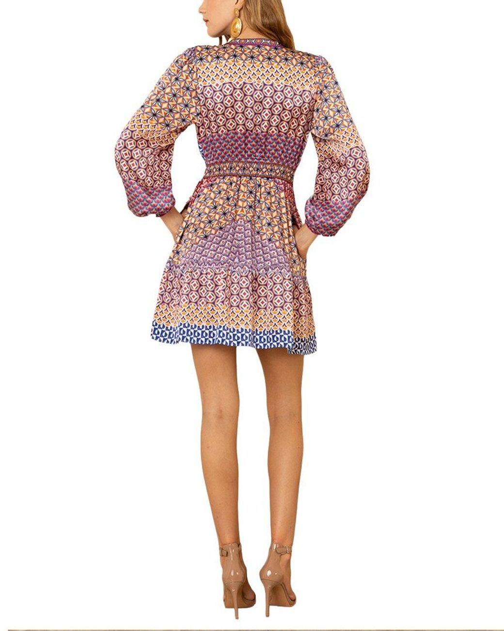 Hale Bob Red Hunter Mini Dress