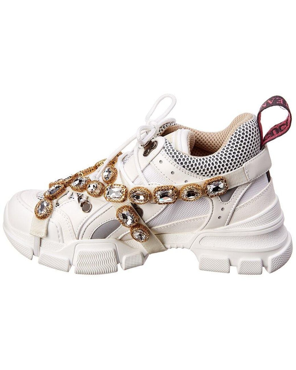 Gucci Multicolor Flashtrek Leather & Mesh Sneaker