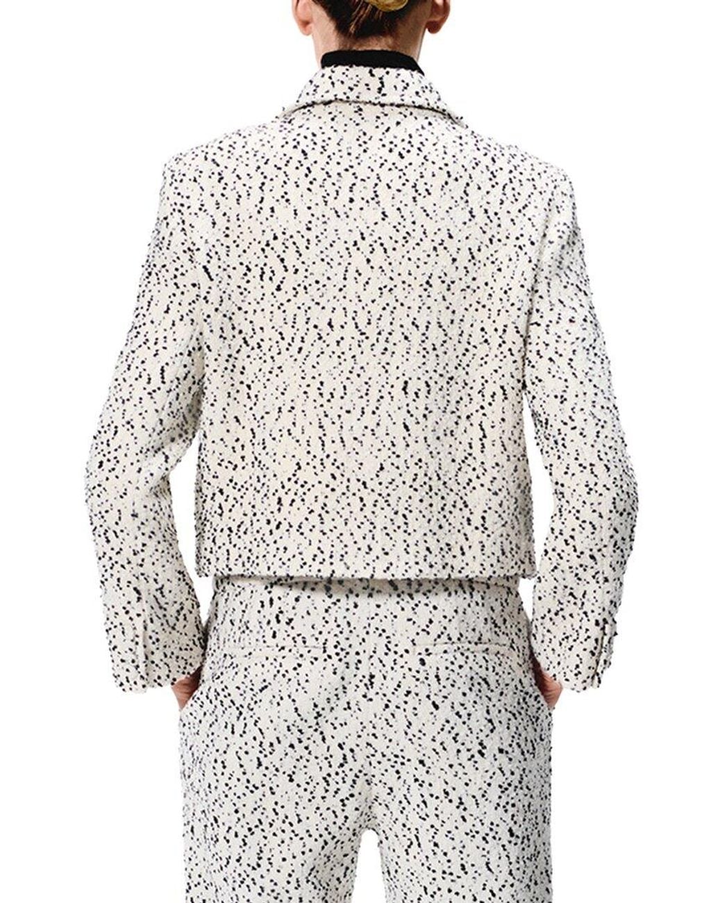 Adam Lippes Gray Amos Wool-Blend Jacket