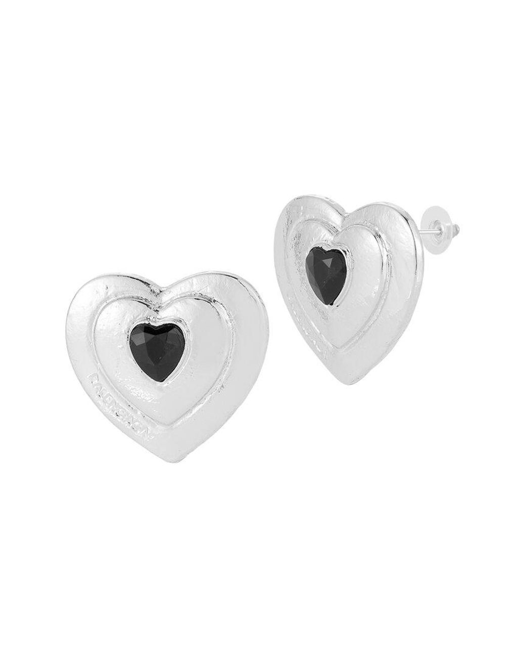 Sphera Milano White Plated Cz Earrings