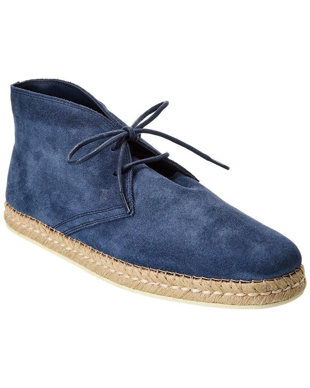 Tod's Blue Tods Suede Boot for men