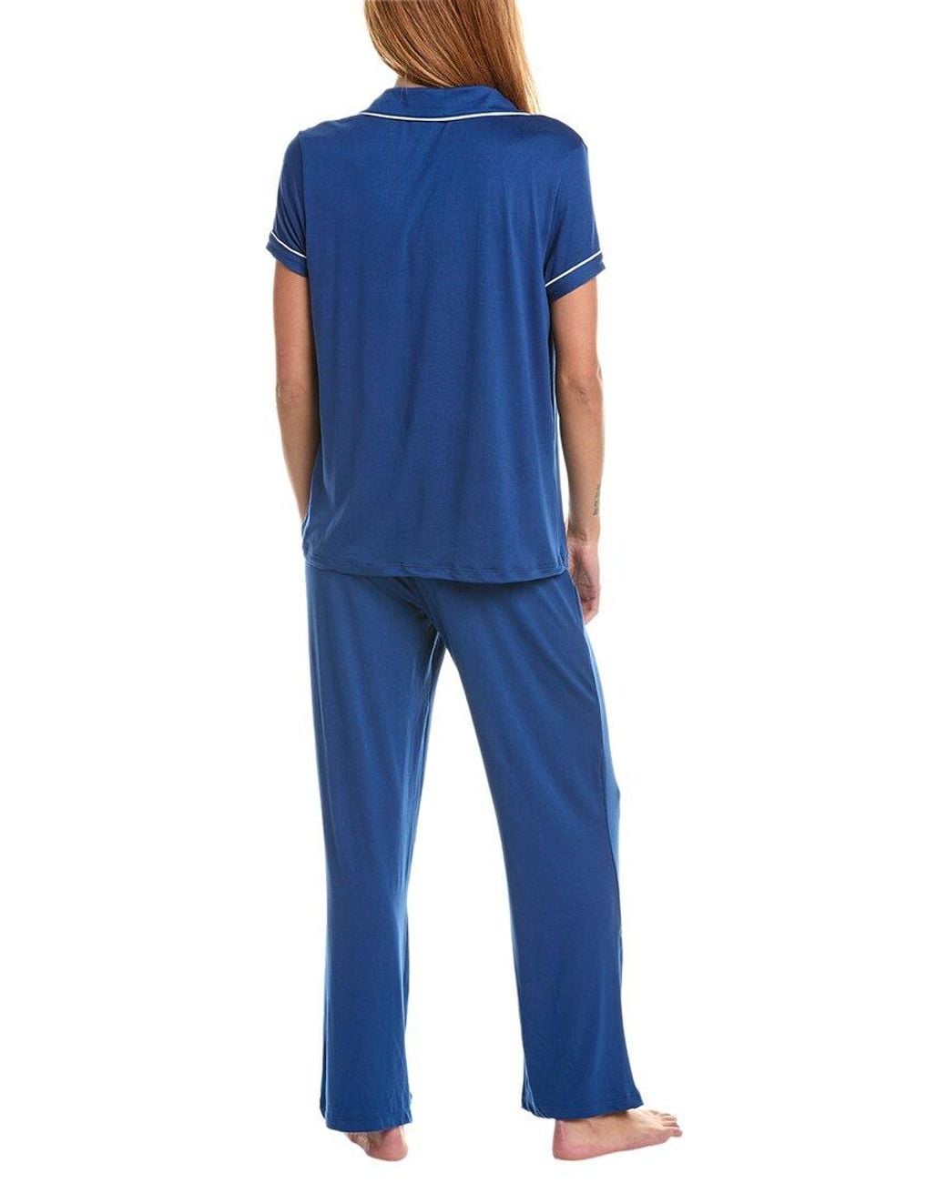 Tart Collections Blue 2Pc Ginnie Pajama Pant Set