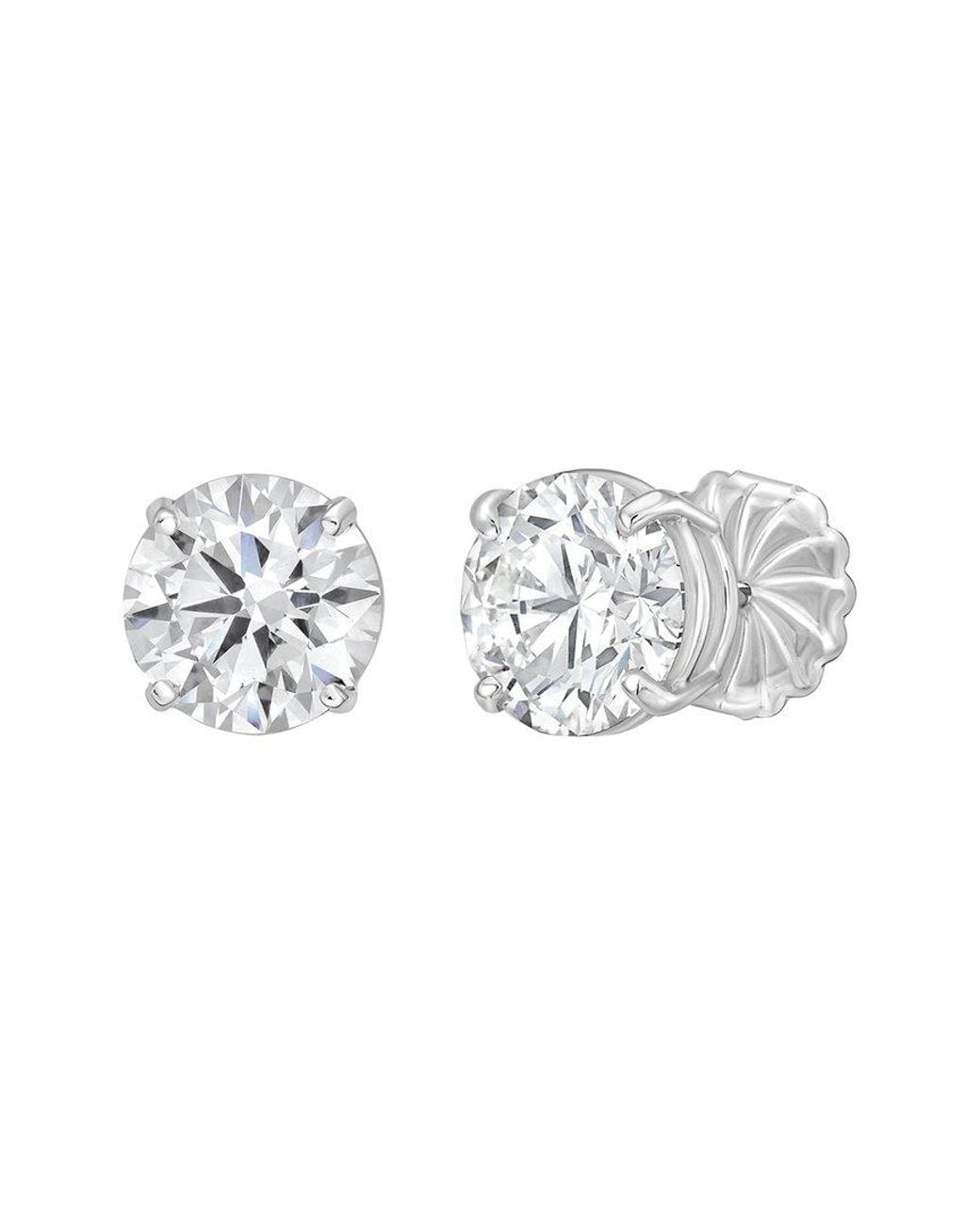 Diana M Metallic Diana M. 14K 2.00 Ct. Tw. Lab-Grown Diamond Earrings