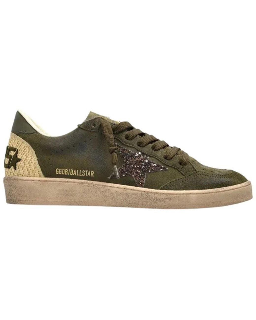 Golden Goose Deluxe Brand Green Ball Star Suede Sneaker