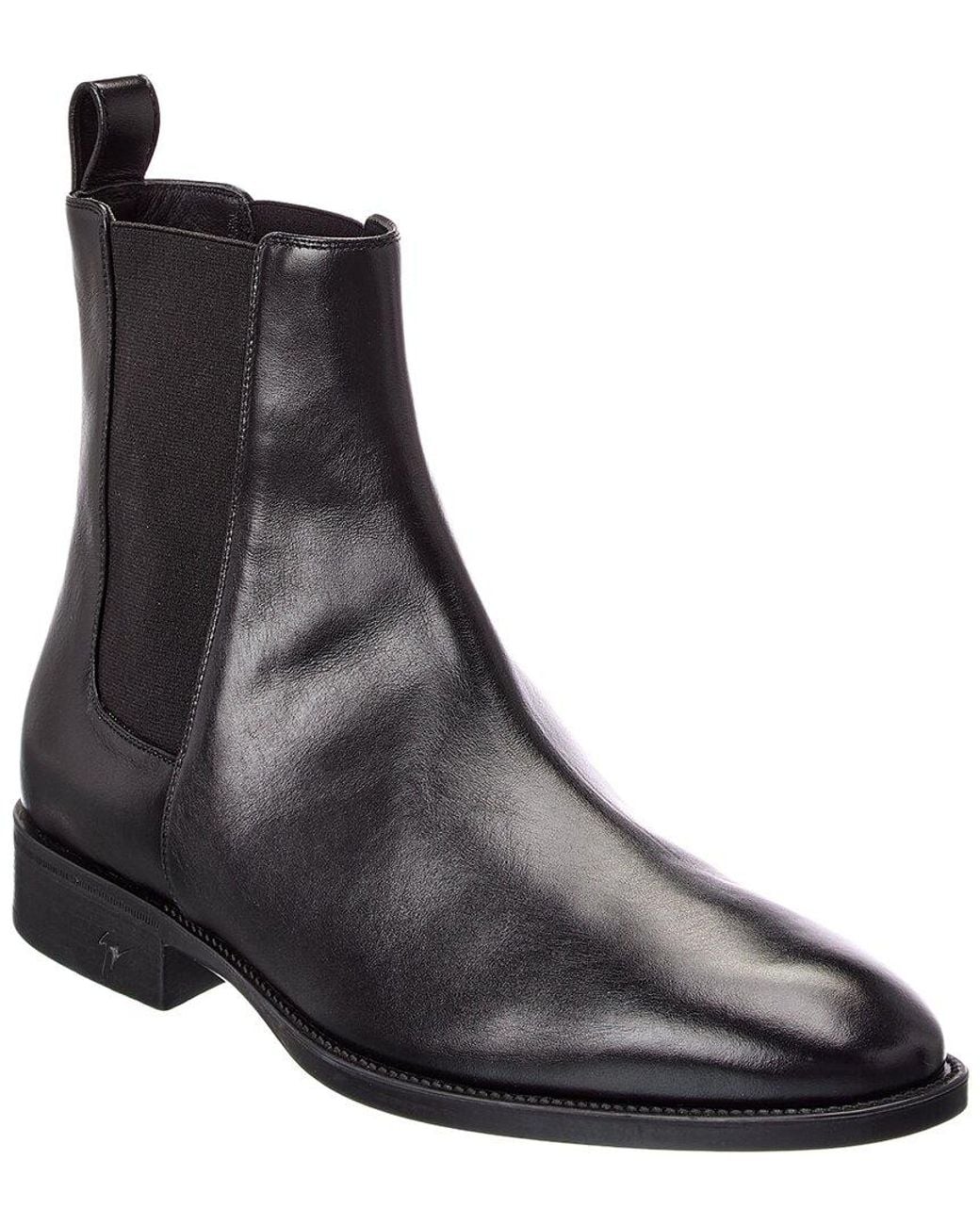 Giuseppe Zanotti Black Sorrento 15 Leather Boot for men