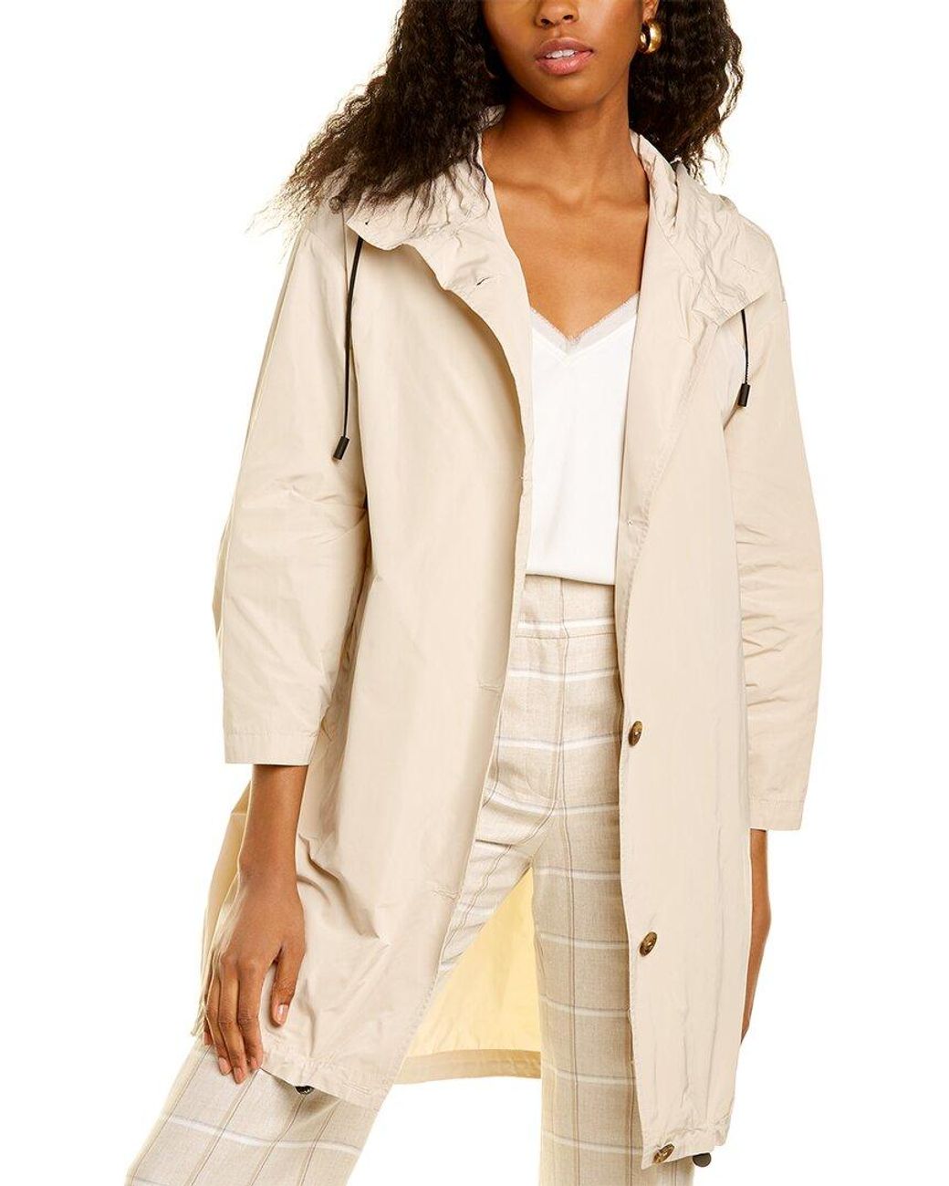 Peserico Rain Coat in Gray Lyst