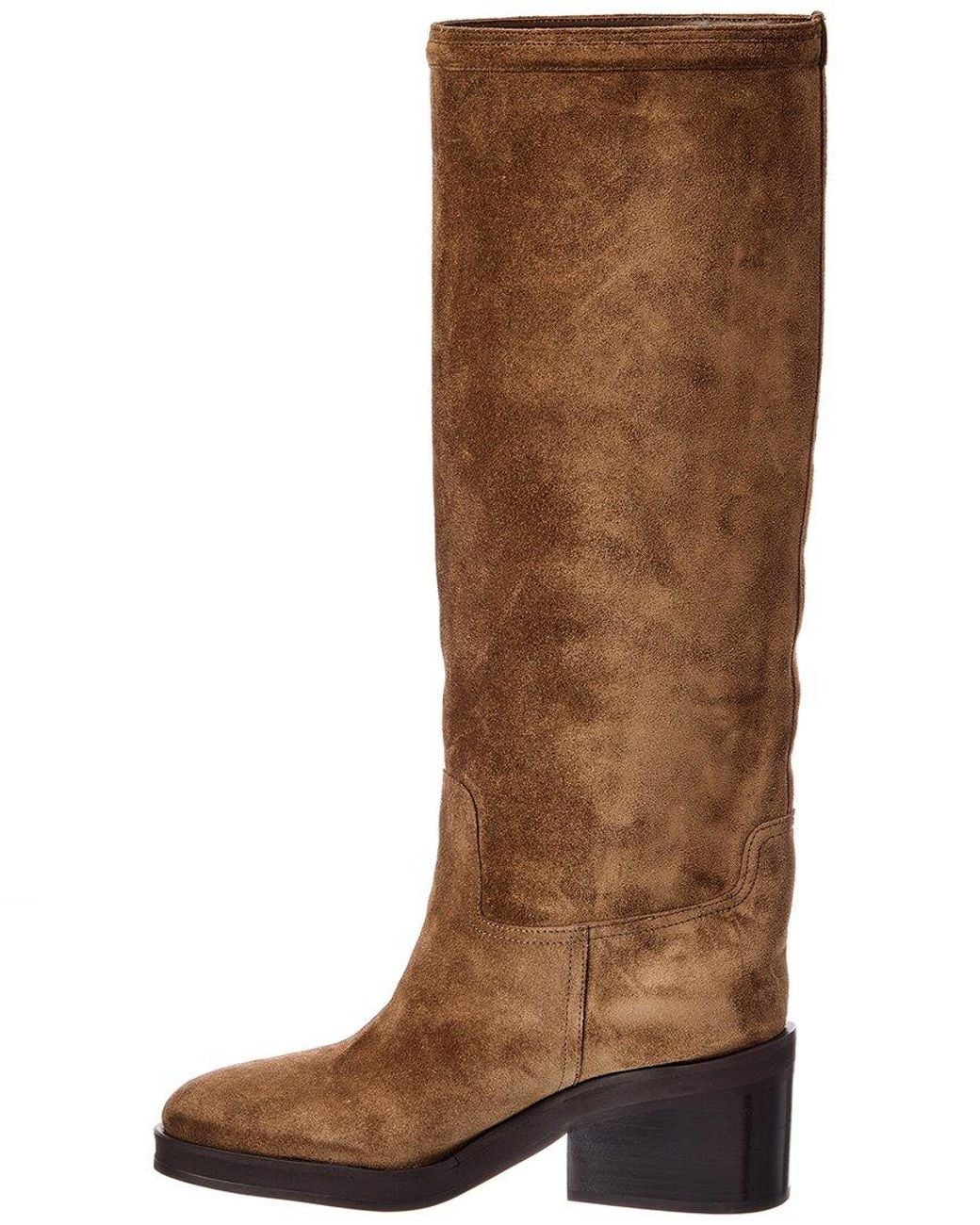 Jimmy Choo Brown Yasmin Kb 70 Suede Knee-high Boot