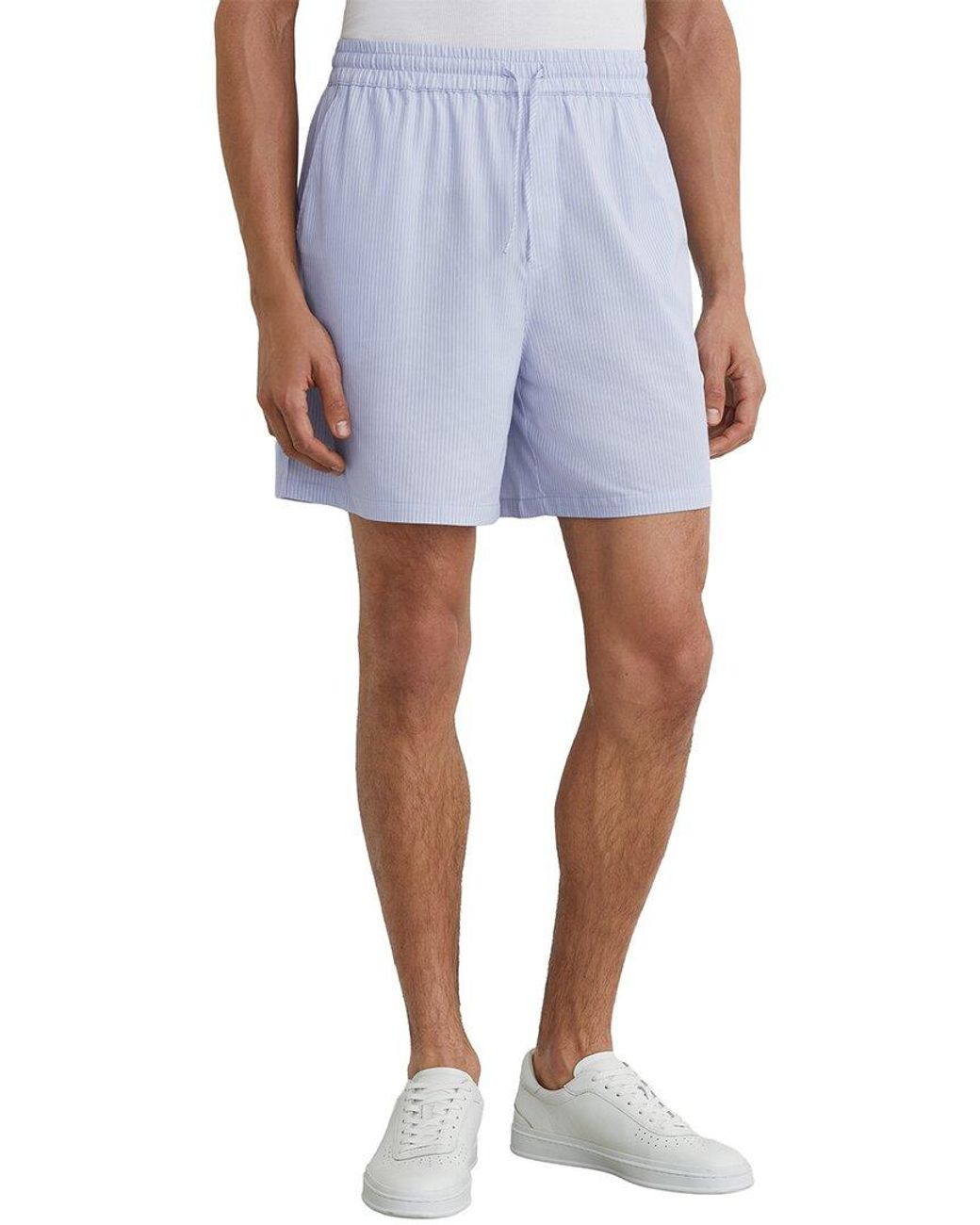 Reiss Blue Arlott Pinstripe Short for men