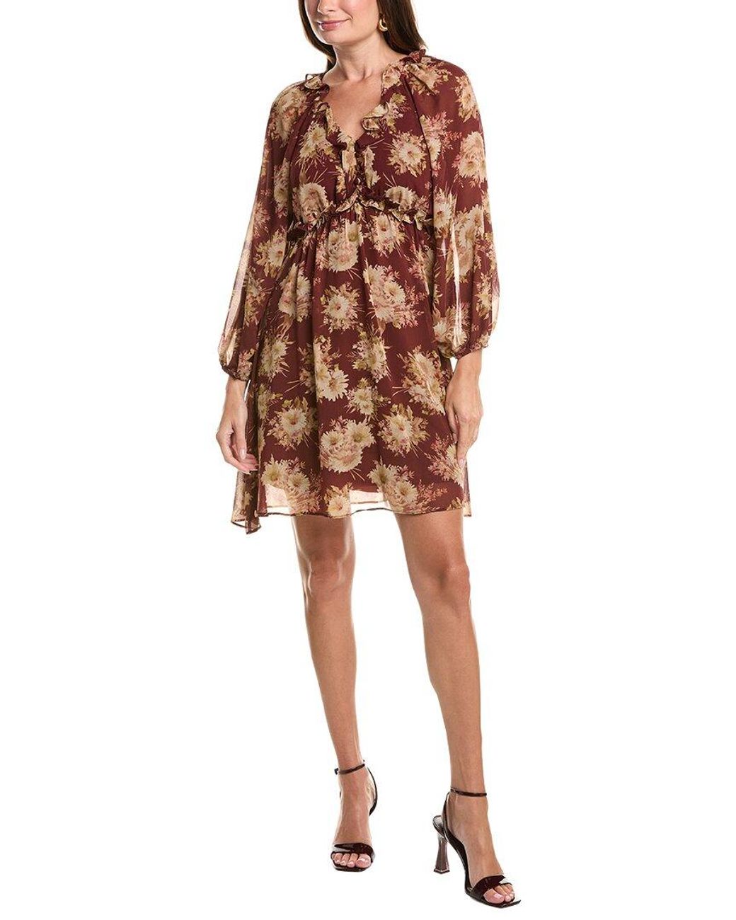 Taylor Purple Sleeveless Mini Dress