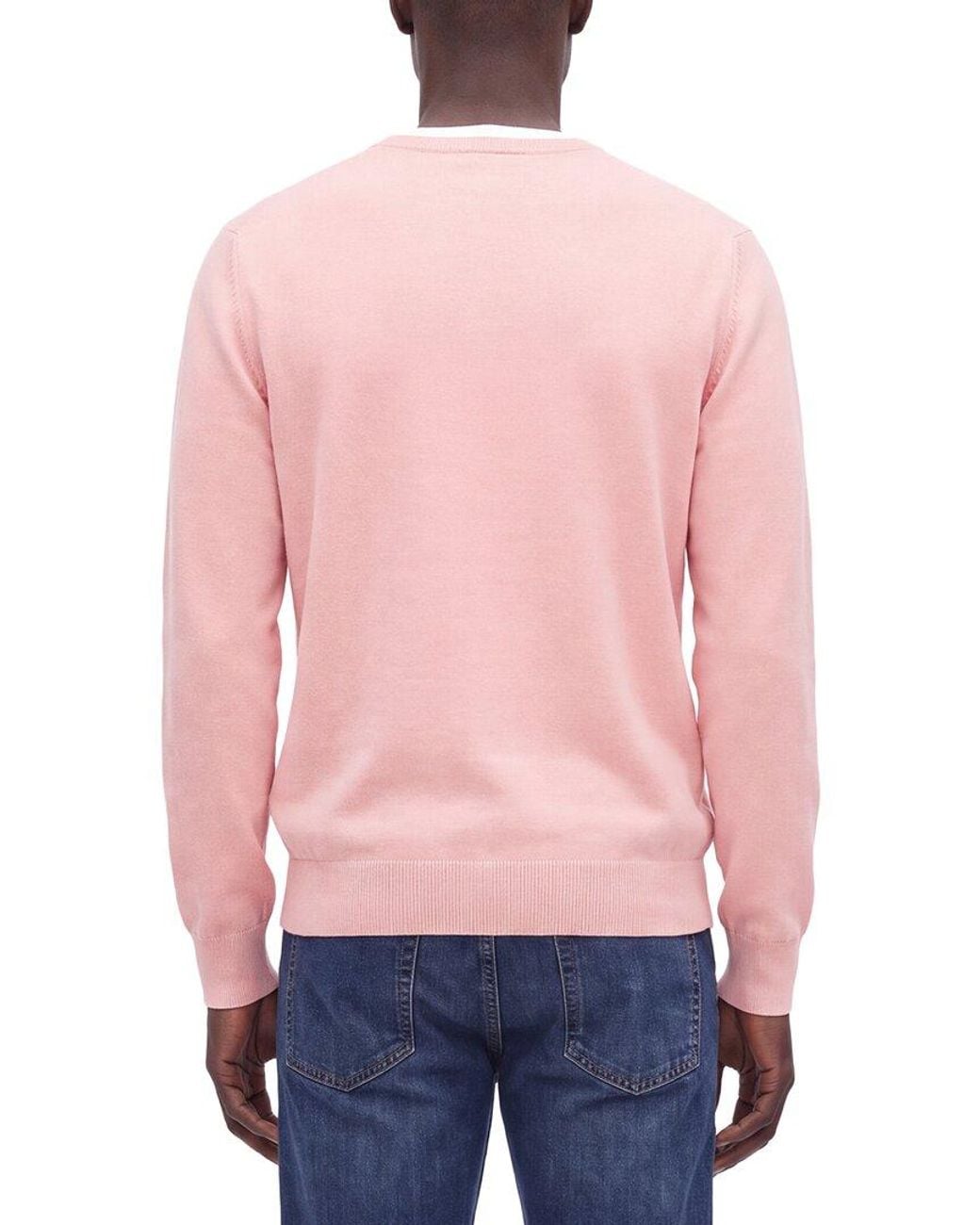 Gran Sasso Red 100% Cashmere Crewneck Sweater for men
