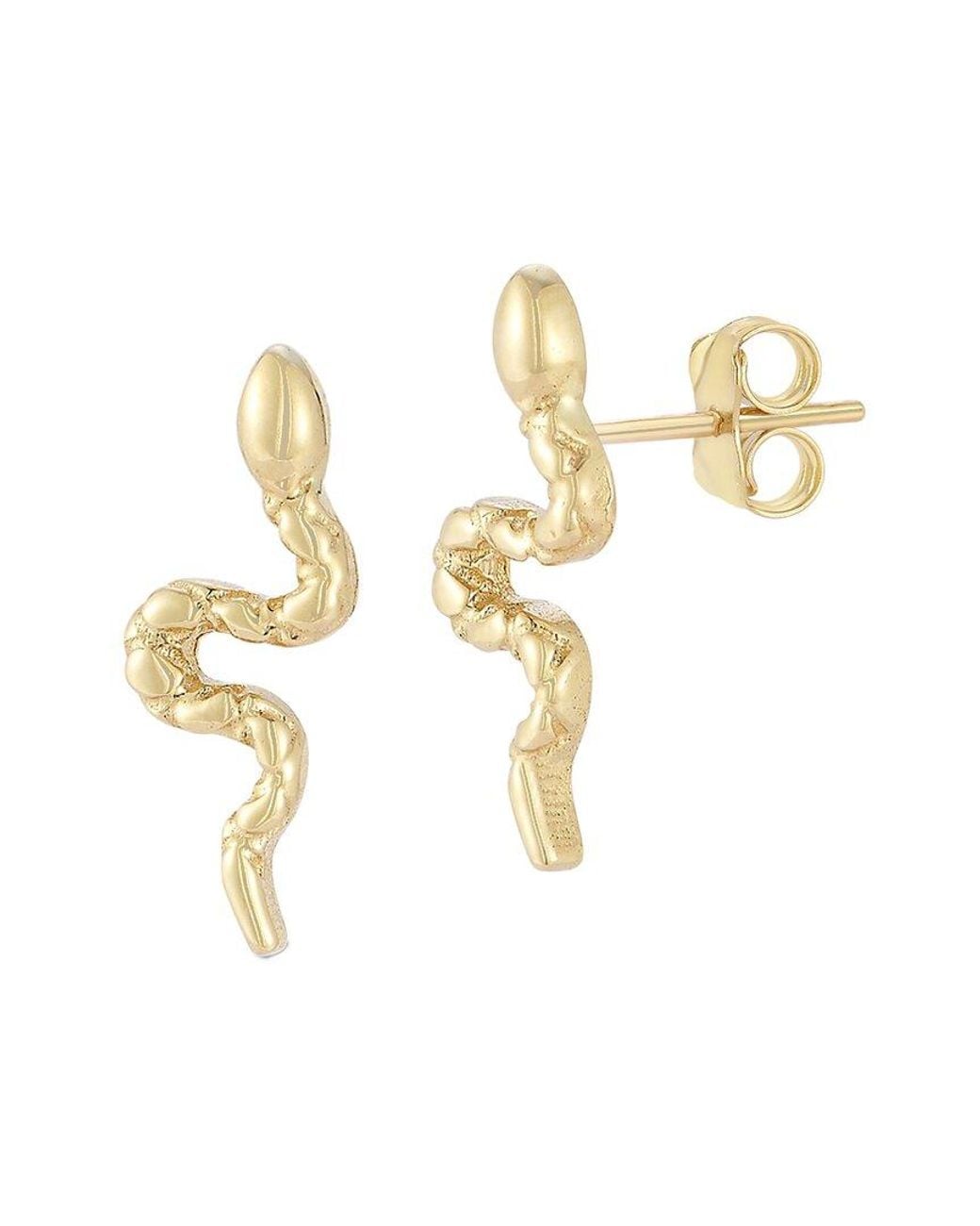 Ember Fine Jewelry Metallic 14k Snake Studs