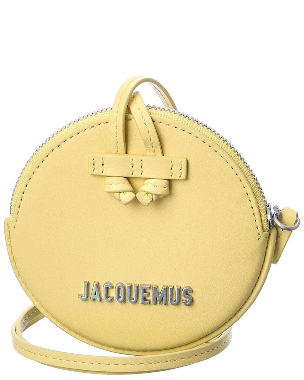 Jacquemus Le Pitchou Leather Coin Purse in Yellow Lyst