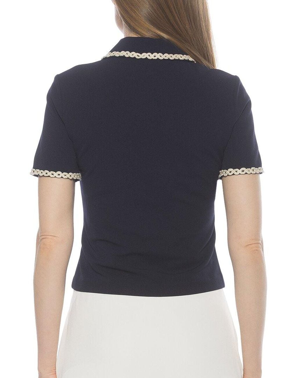Alexia Admor Blue Brianna Top