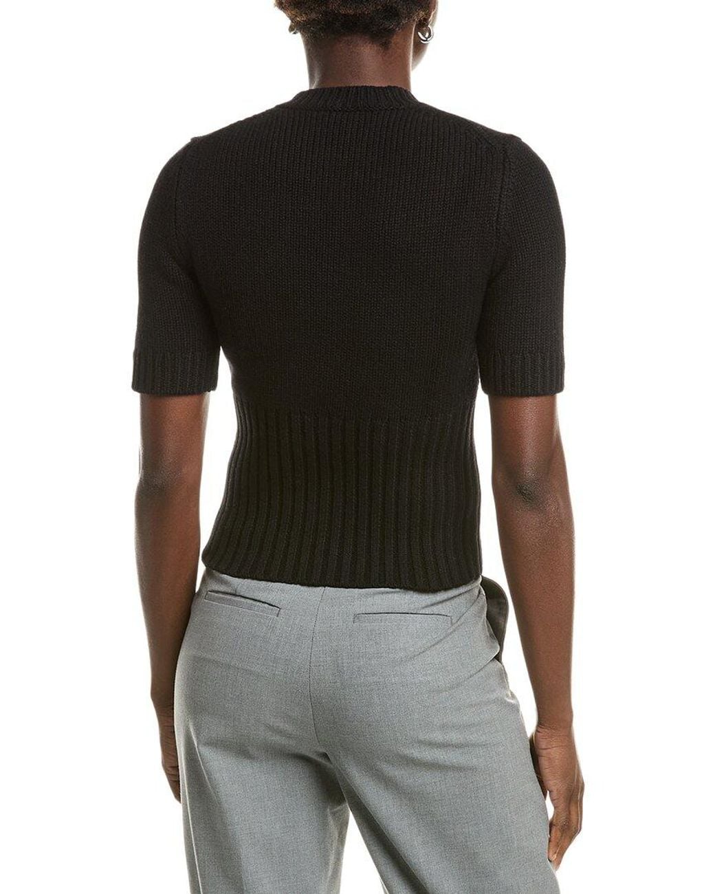Michael Kors Black 100% Cashmere Crewneck Sweater