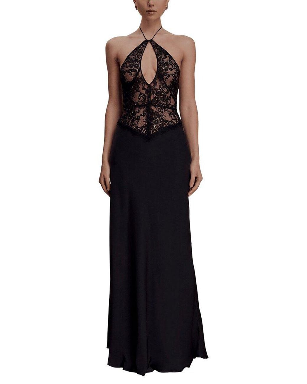 Dilireba Black Maxi Dress
