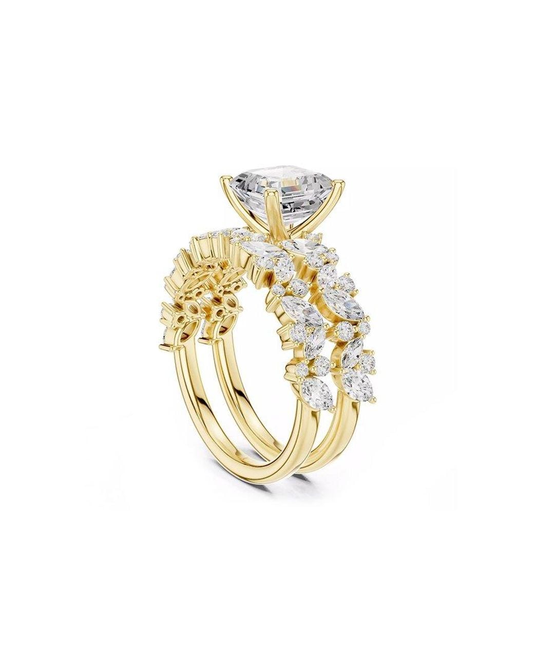 Lab Grown Diamonds White 14K 3.85 Ct. Tw. Lab-Grown Diamond Ring