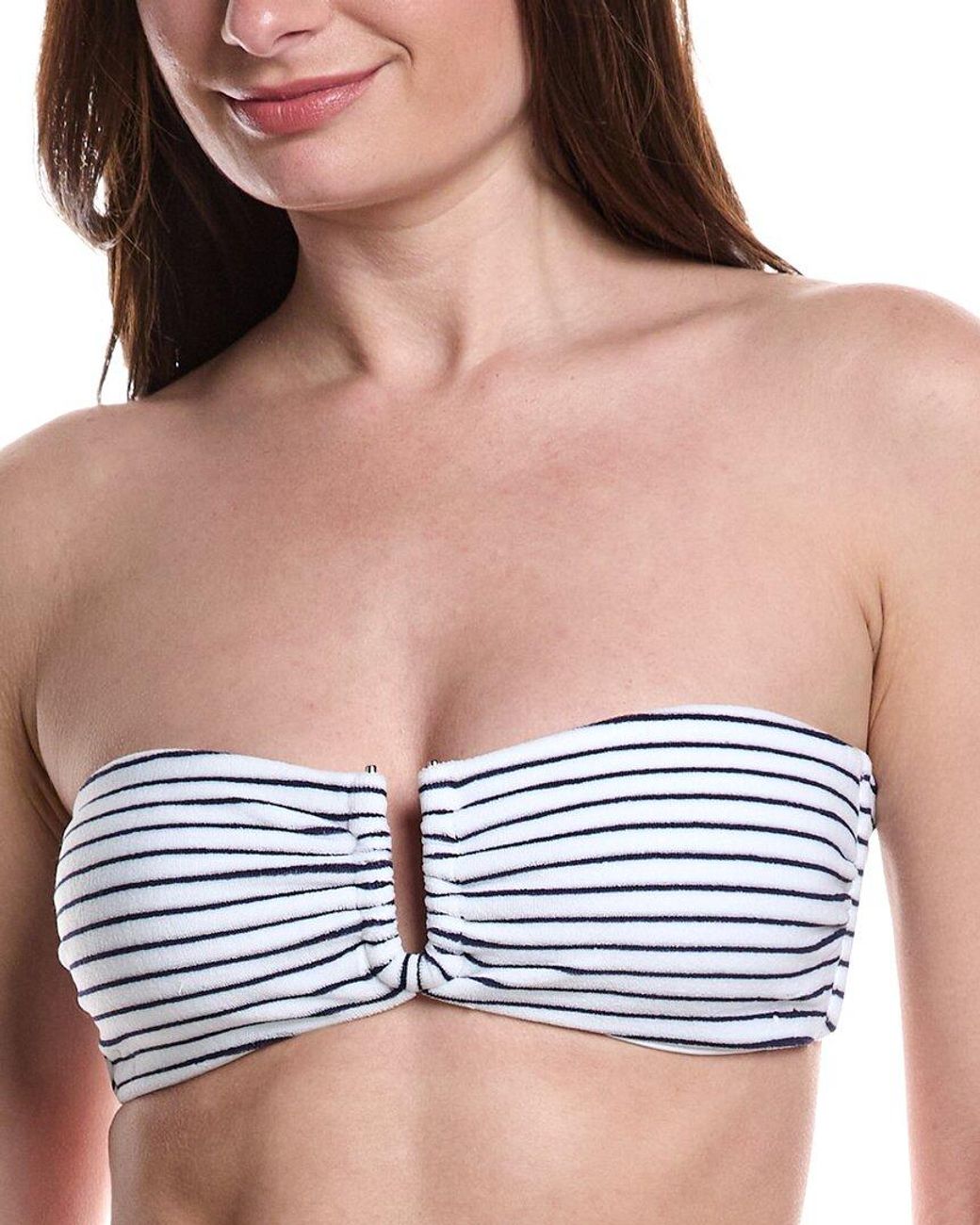 Onia White Genevieve Bikini Top