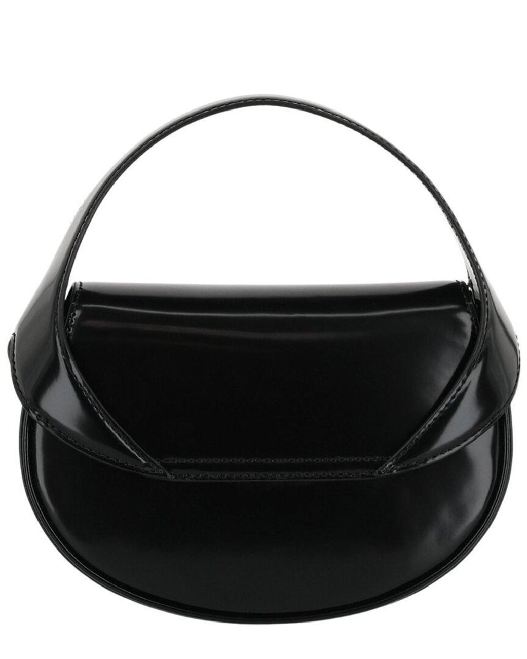 By Far Black Hari Patent Leather Shoulder Bag