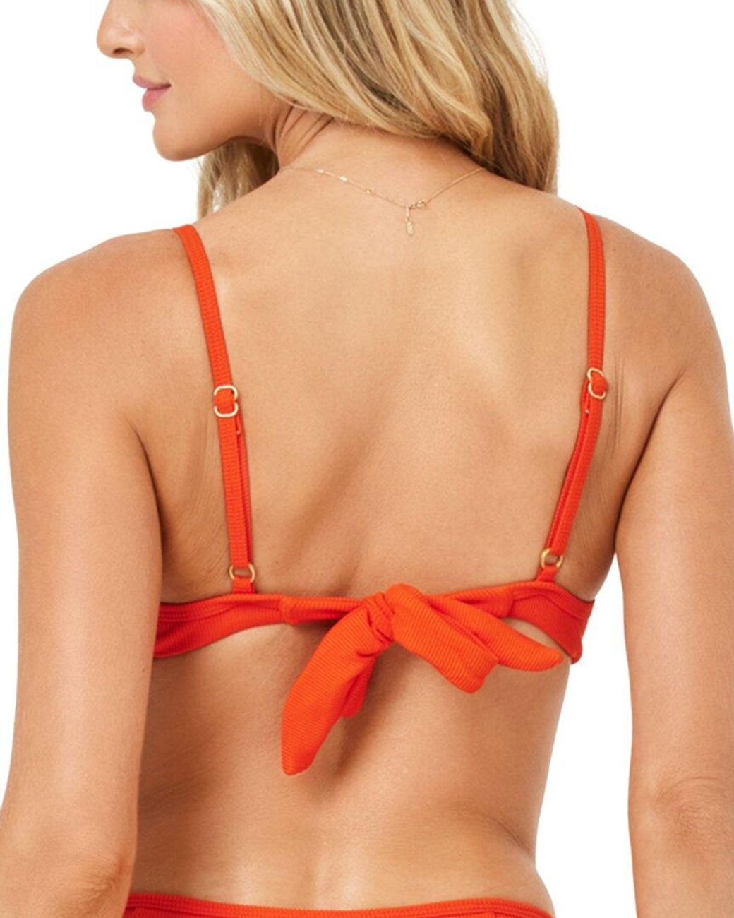LSPACE Orange Hunter Top