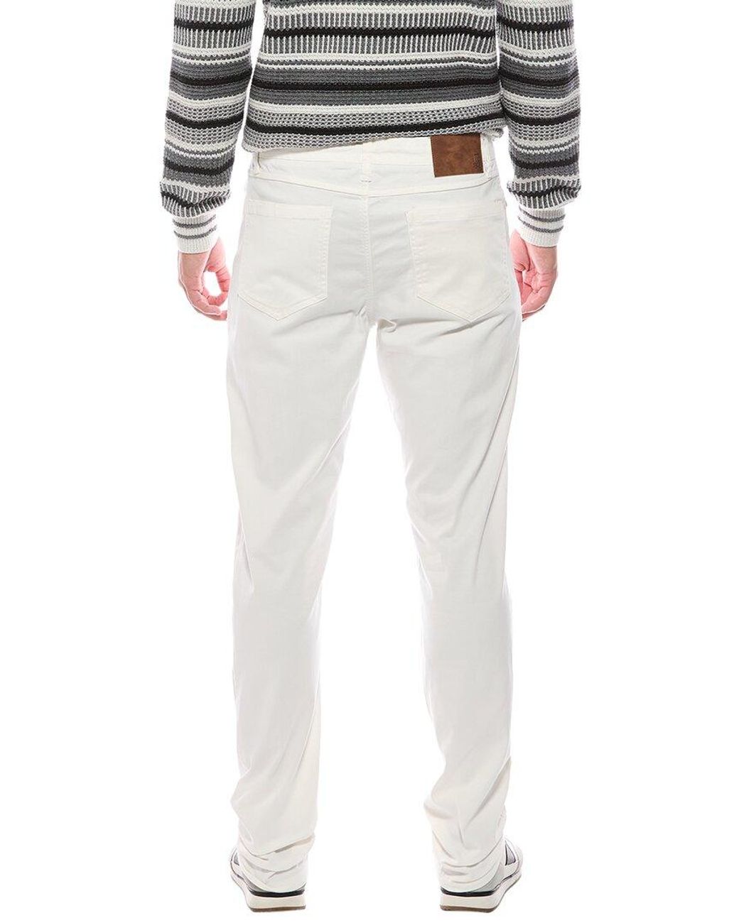 Vintage 1946 White Garment Dyed Twill Pant for men