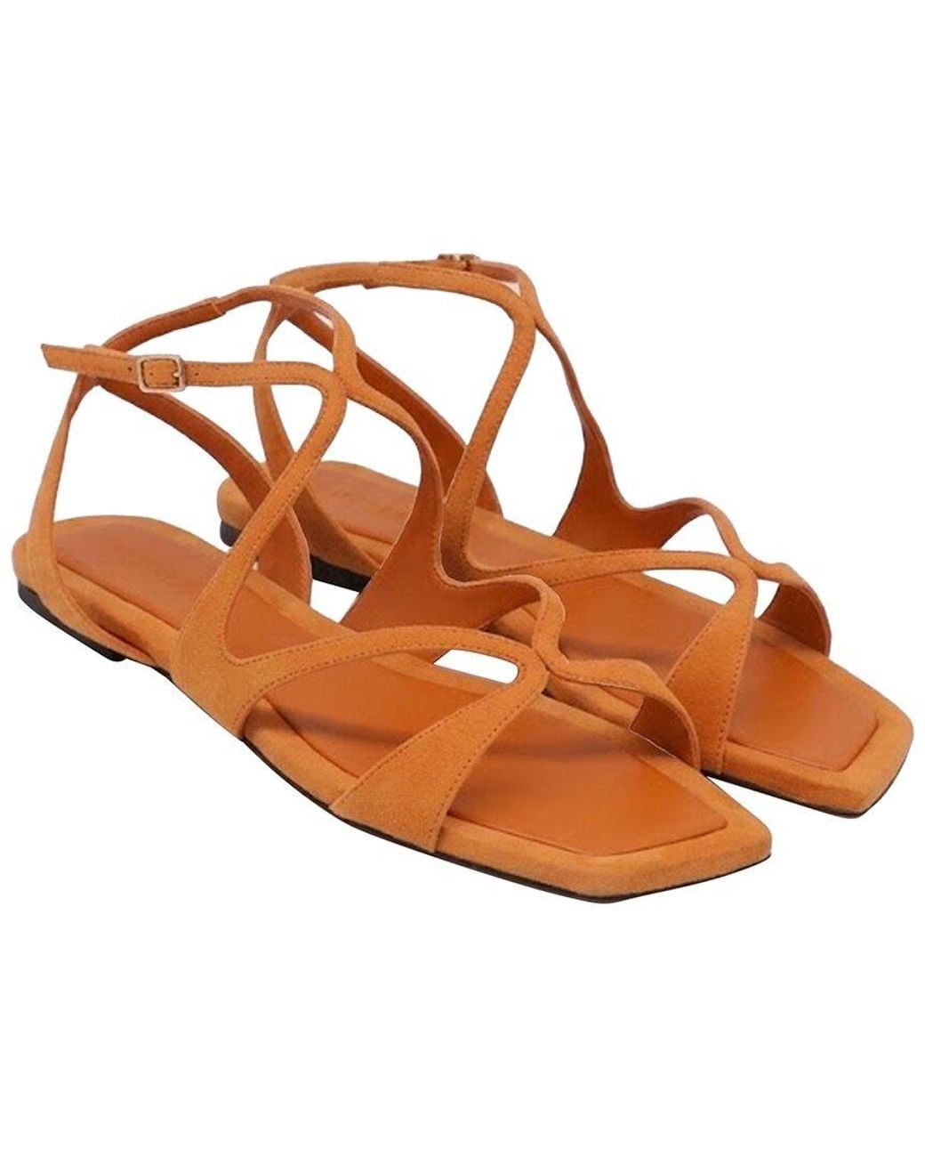 Jimmy Choo Brown Suede Ayla Sandal (Authentic Pre-Loved)