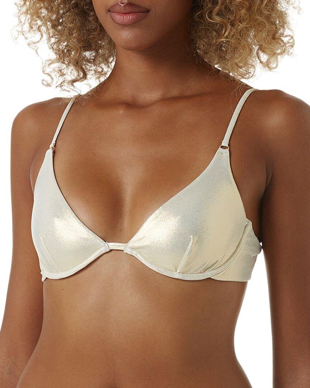 Melissa Odabash Brown Key Largo Bikini Top