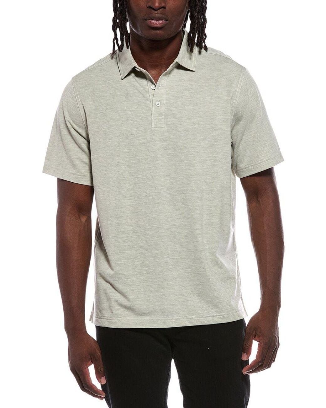 Tommy Bahama Gray Coasta Vera Porto Polo Shirt for men