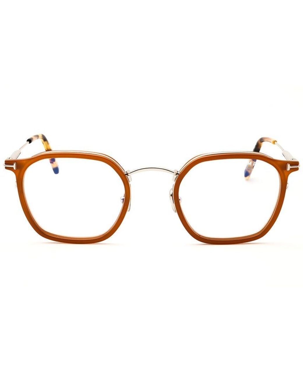Tom Ford Yellow Ft5974-B 50Mm Optical Frames for men