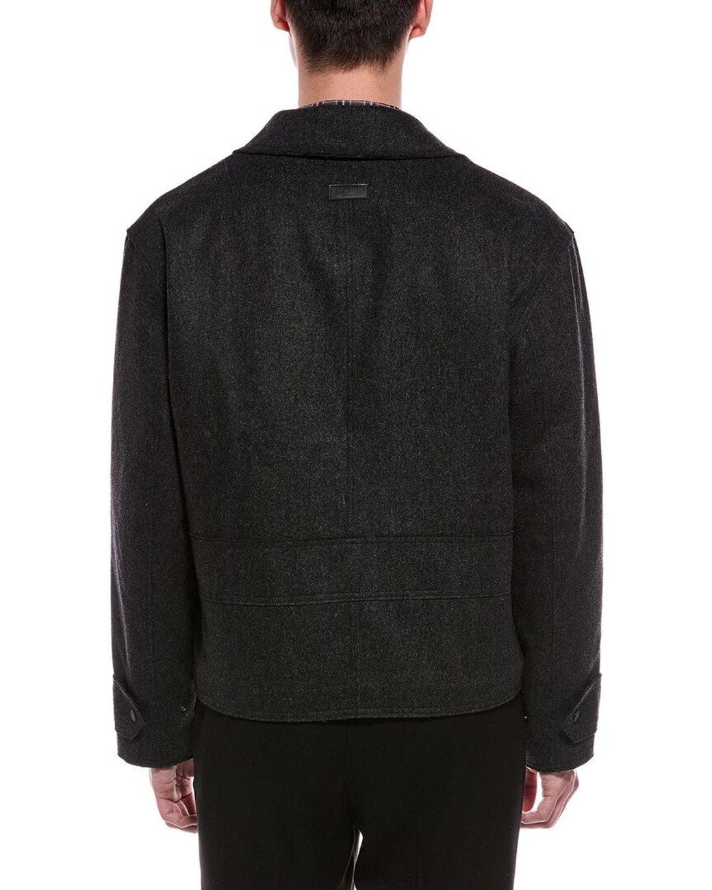 Rag & Bone Black Eddy Wool-Blend Jacket for men