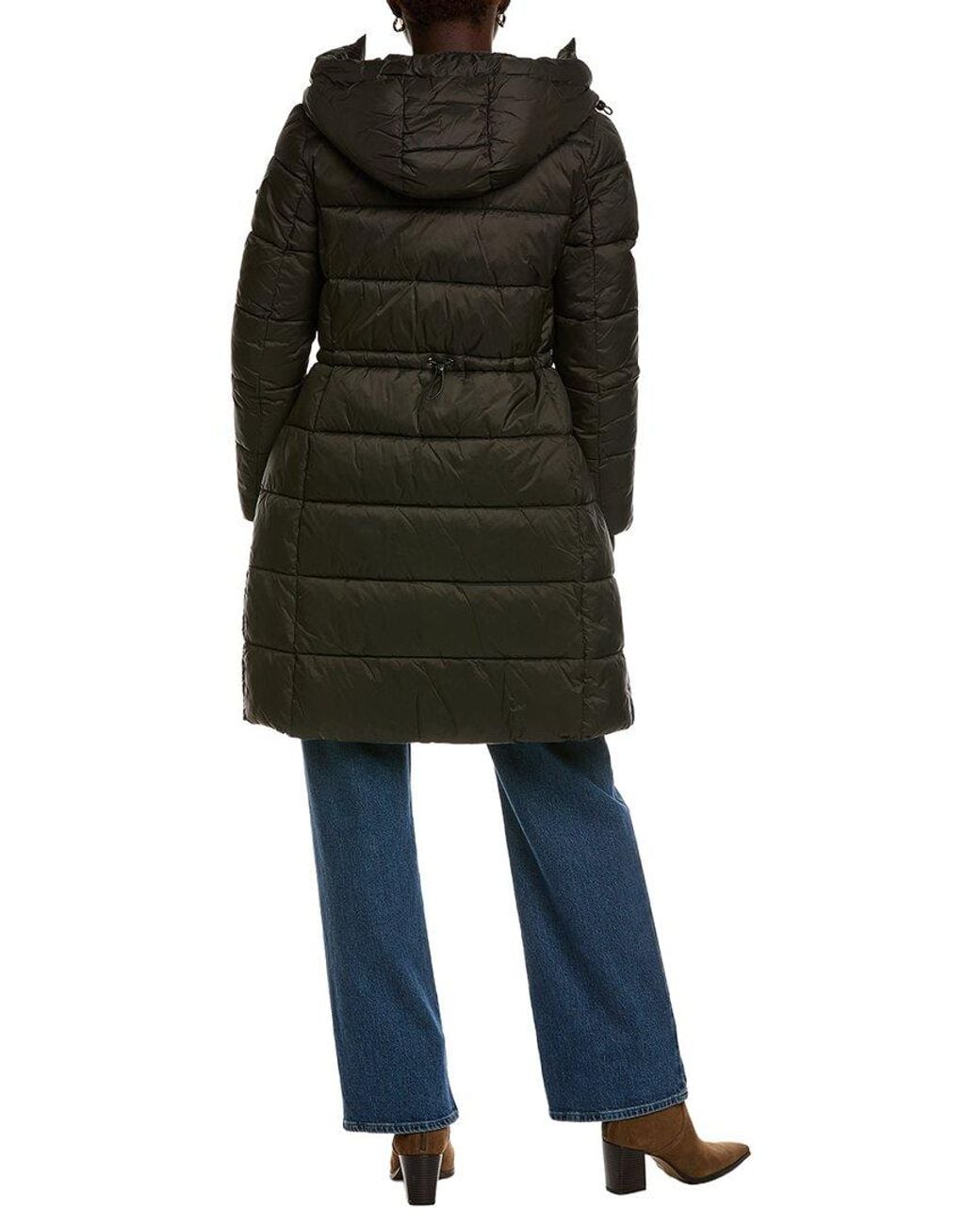 Laundry by Shelli Segal Black Smooth Nylon Zip Front Jacket