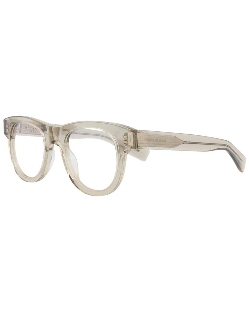 Saint Laurent White 49Mm Optical Frames