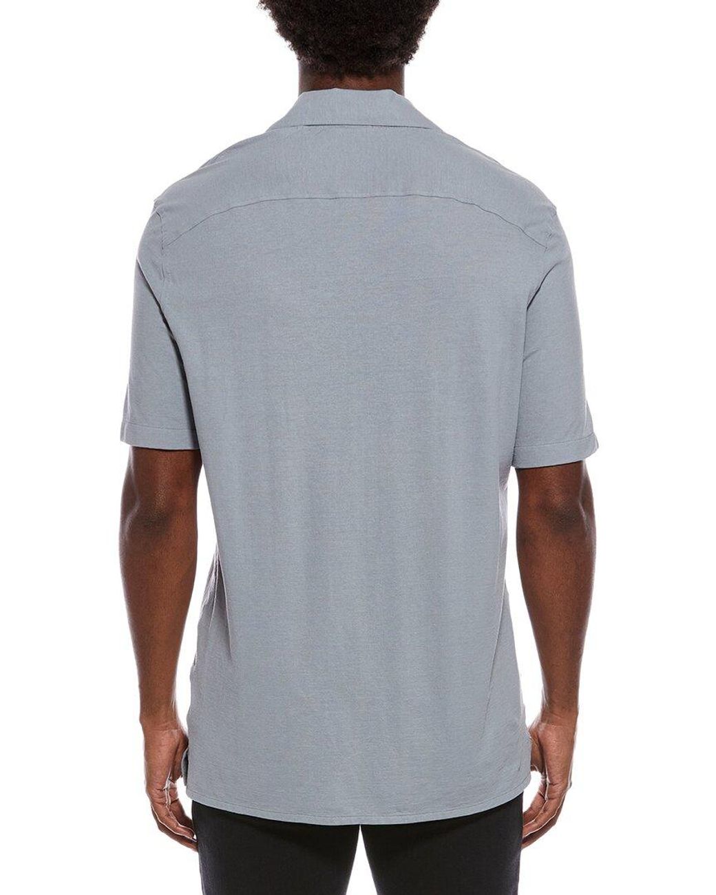 Isaia Gray Sport Shirt for men