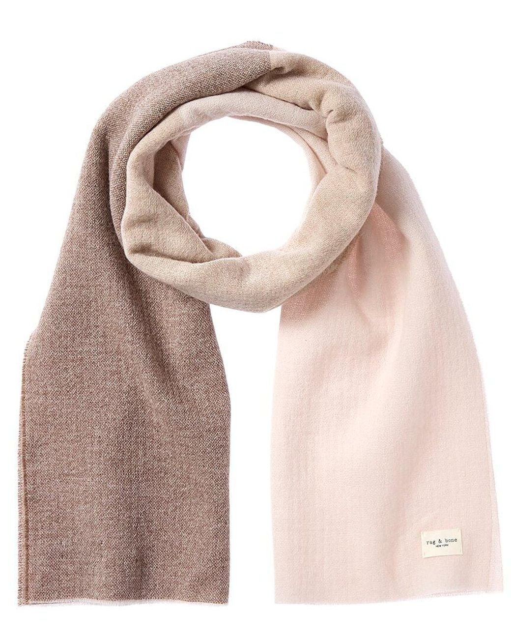 Rag & Bone Pink Millie Wool Scarf