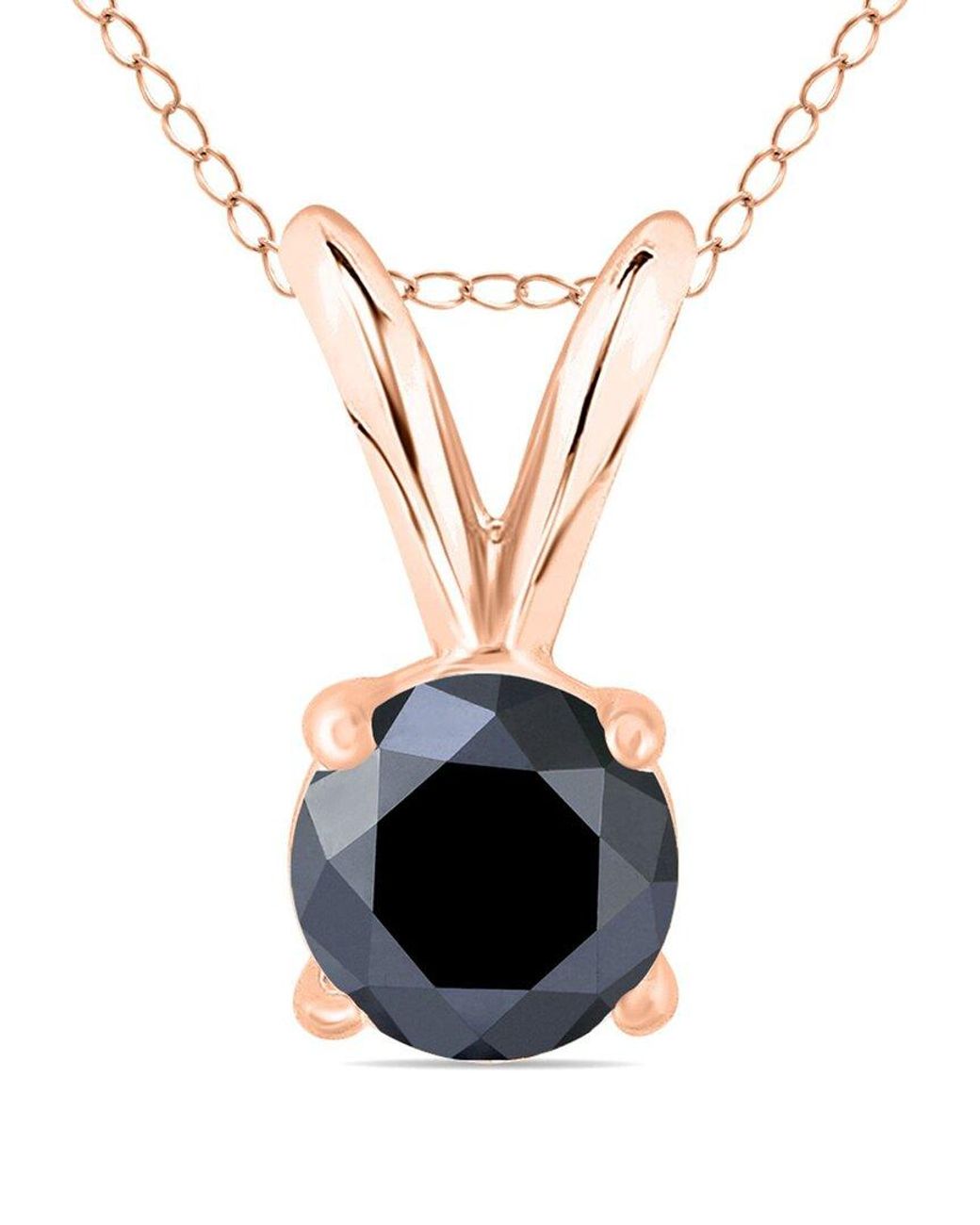 True Diamond Multicolor 14k Rose Gold 0.46 Ct. Tw. Diamond Necklace