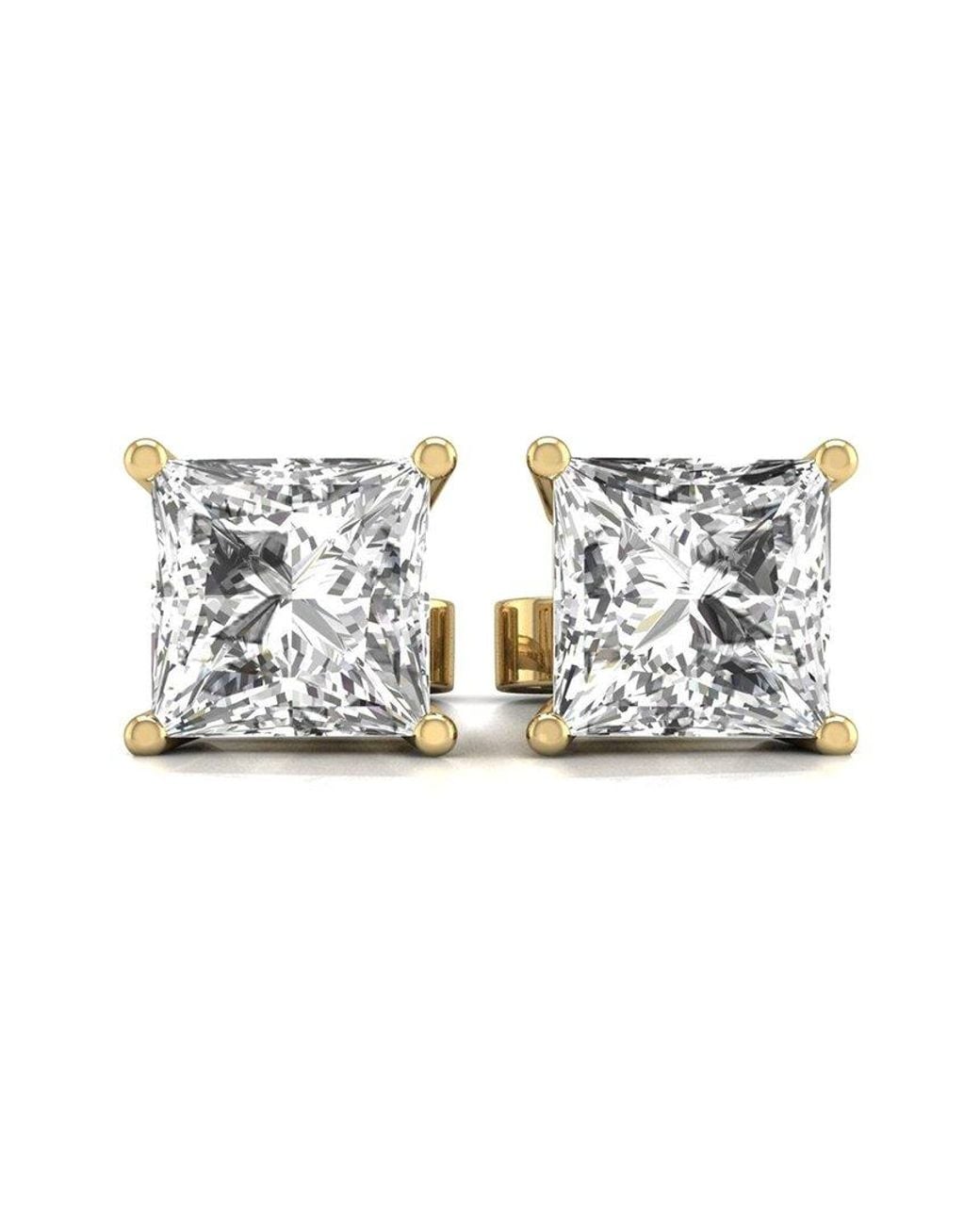 Diana M Metallic Diana M. Fine Jewelry 14k 2.00 Ct. Tw. Lab Grown Diamond Studs