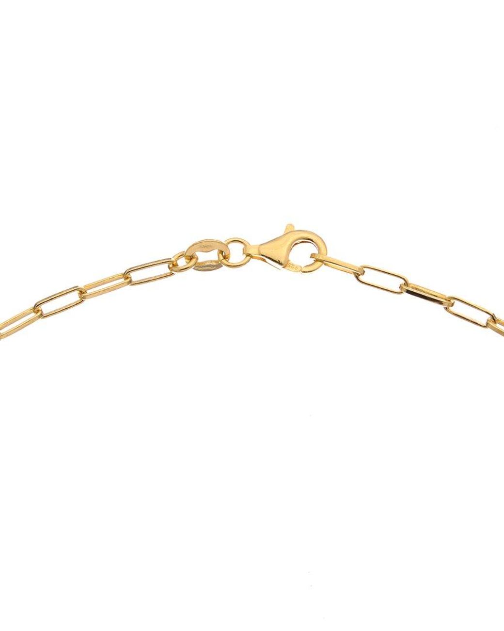 Meshmerise Metallic 18K Over 0.10 Ct. Tw. Diamond Necklace
