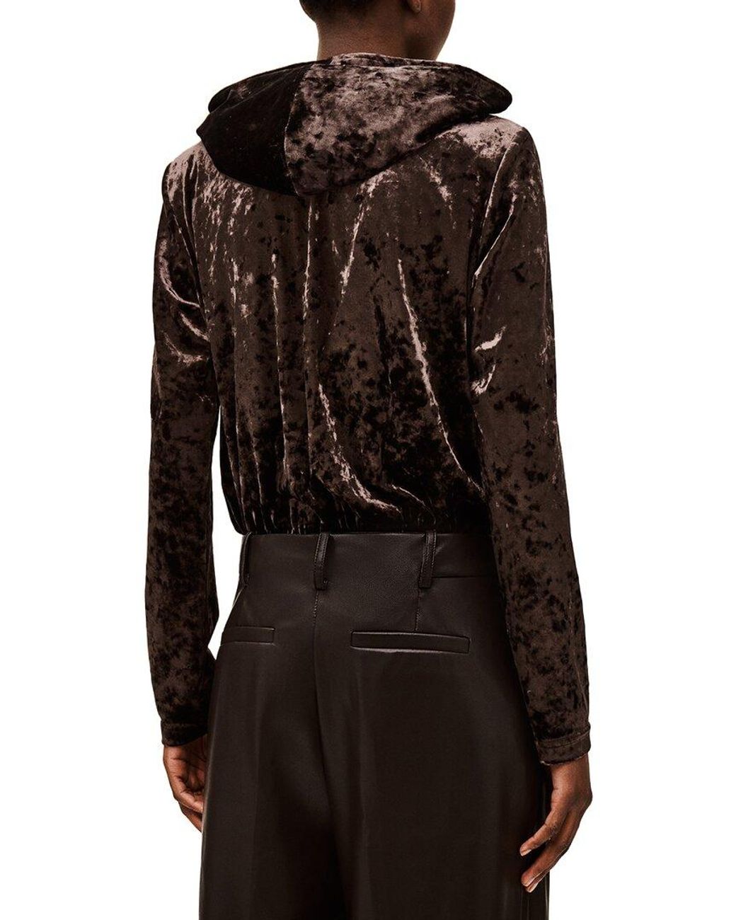 Ba&sh Black Laia Bodysuit