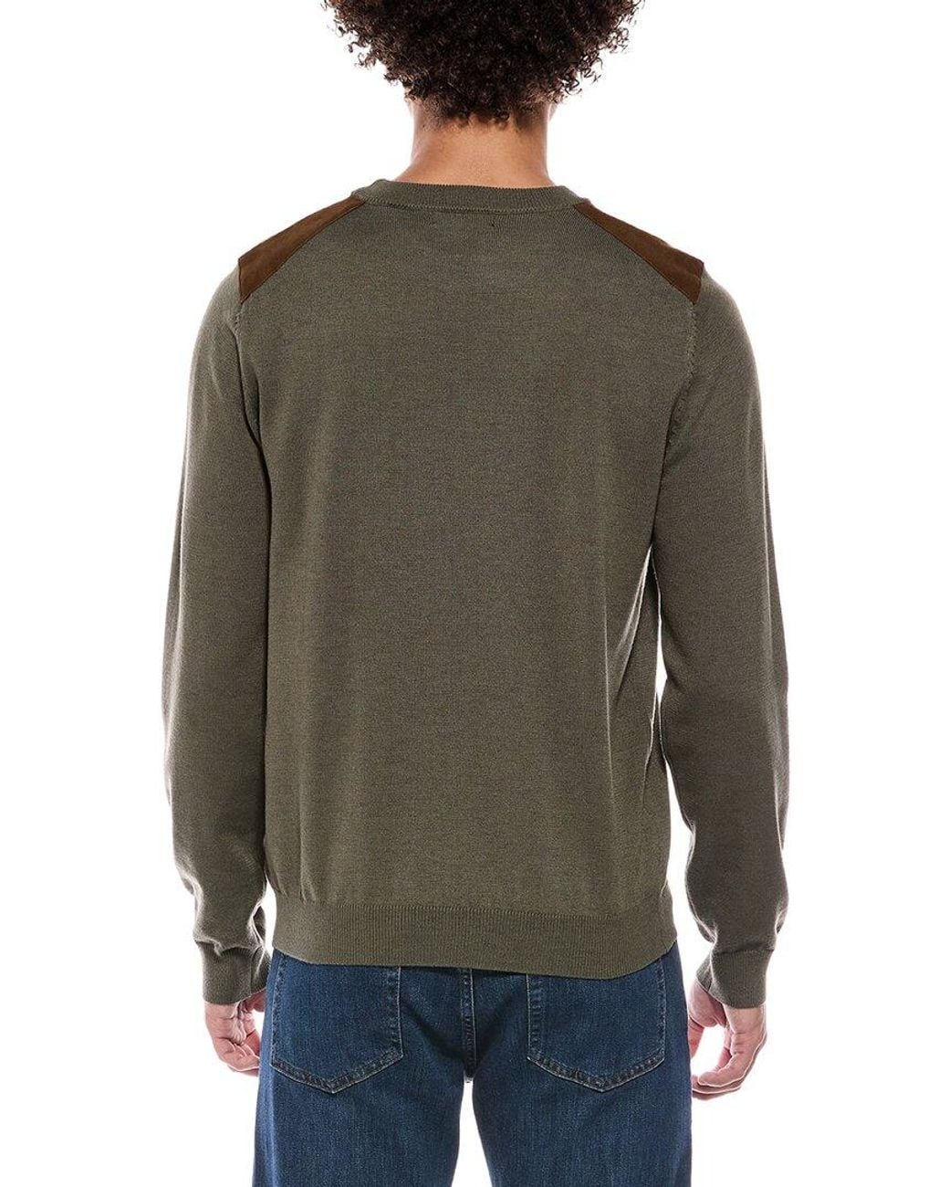 7 For All Mankind Gray Crewneck Sweater for men