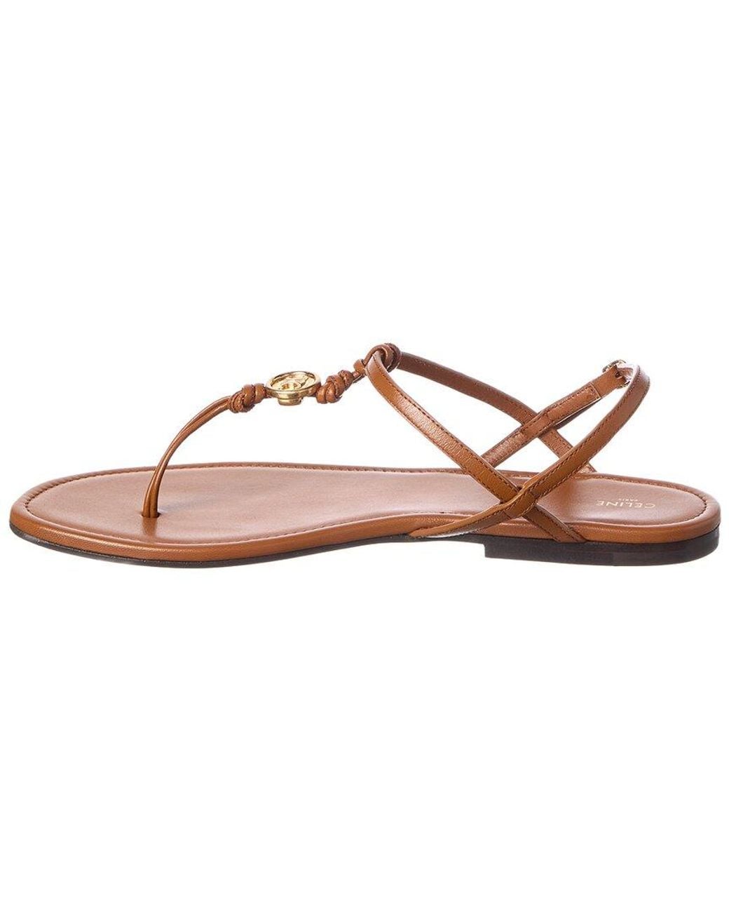 Céline Pink Penny Leather Sandal