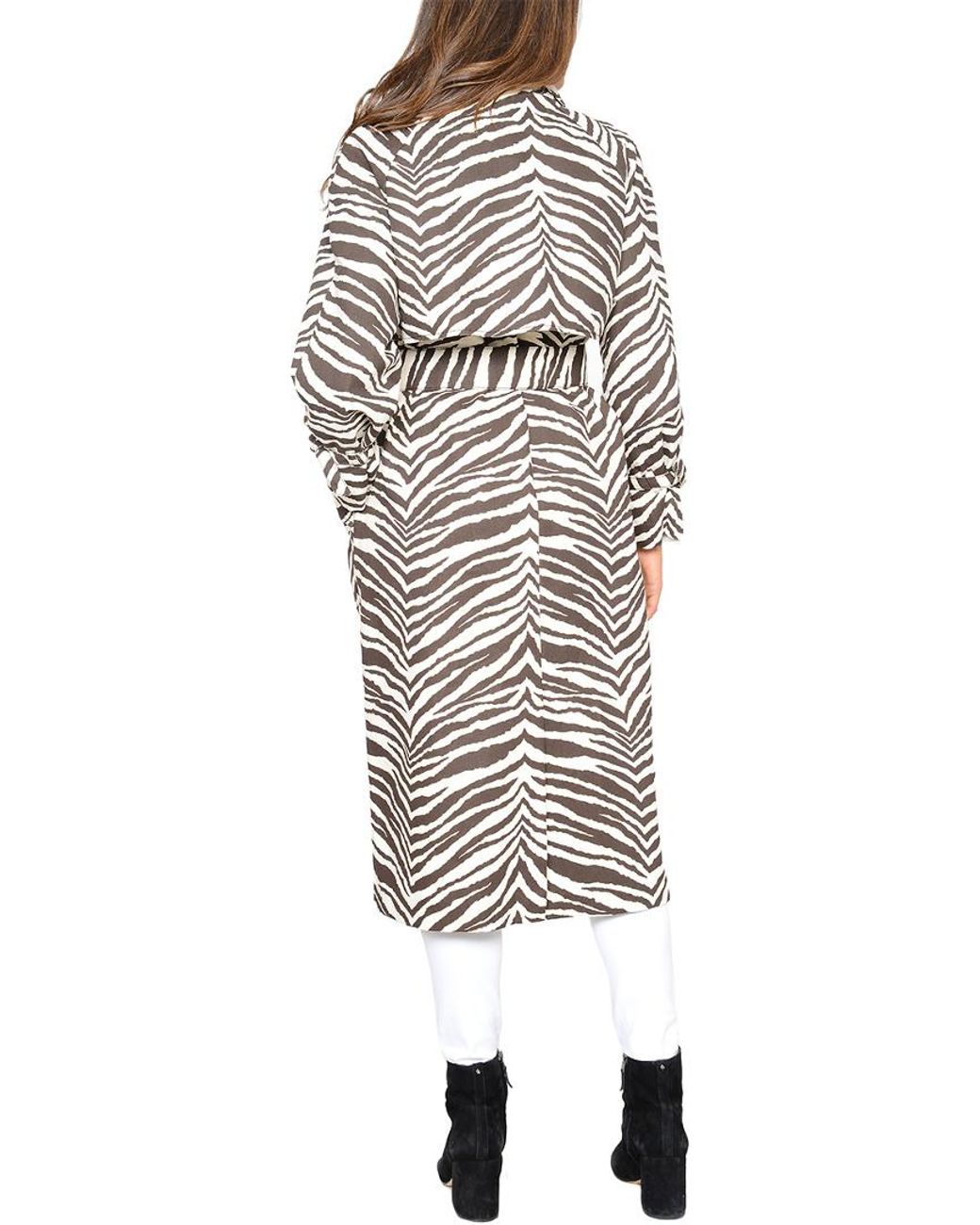 Kendall + Kylie White Cotton Trench