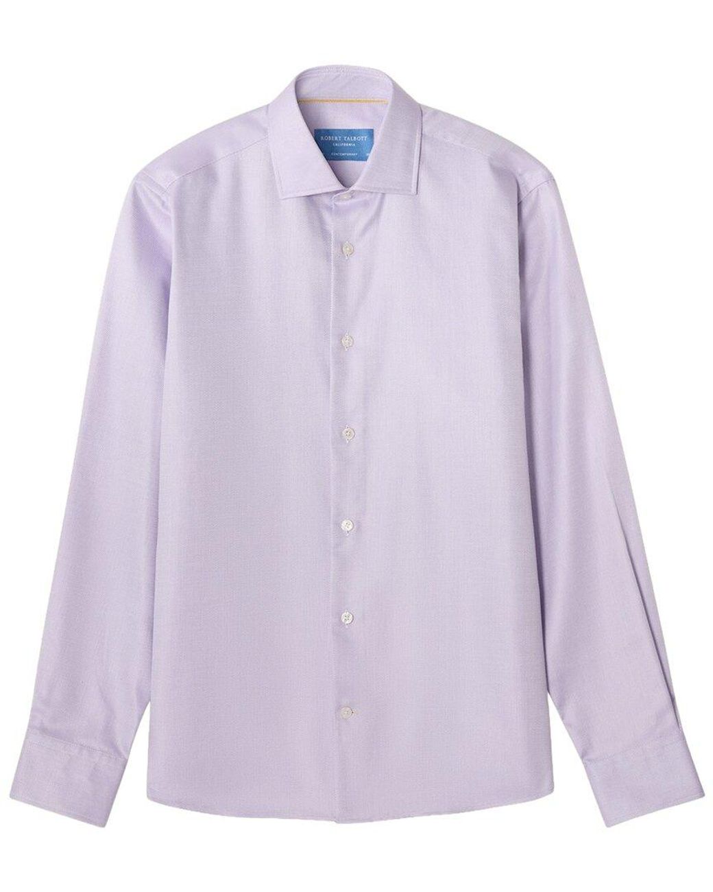 Robert Talbott Purple Reynolds Double Twill Dress Shirt for men