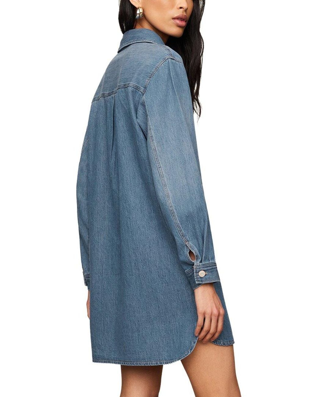 Z Supply Blue Lucie Denim Shirt Dress