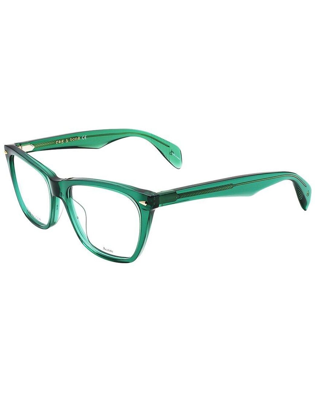 Rag & Bone Green Rnb3013 53Mm Optical Frames