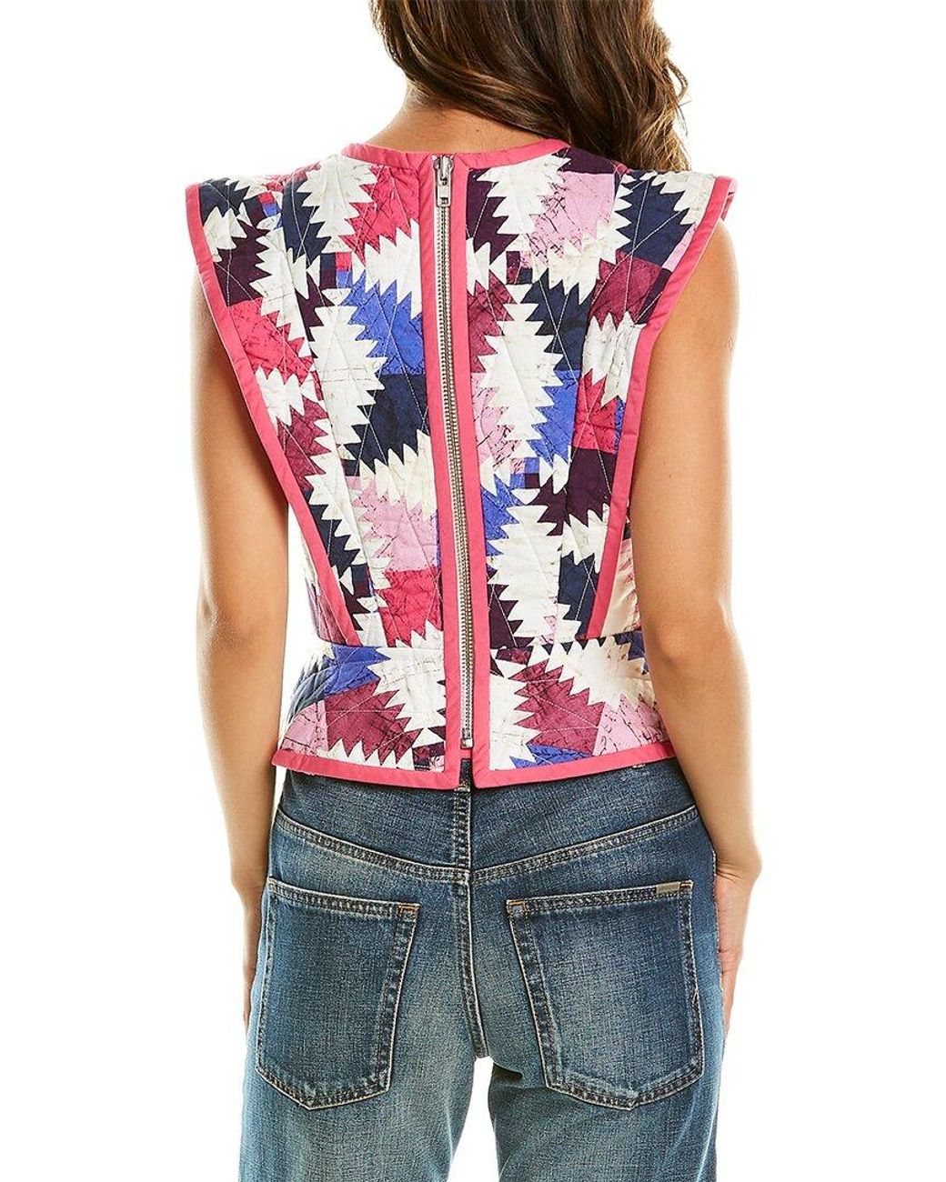 ISABEL MARANT ETOILE>HAKARI キルト ベスト-