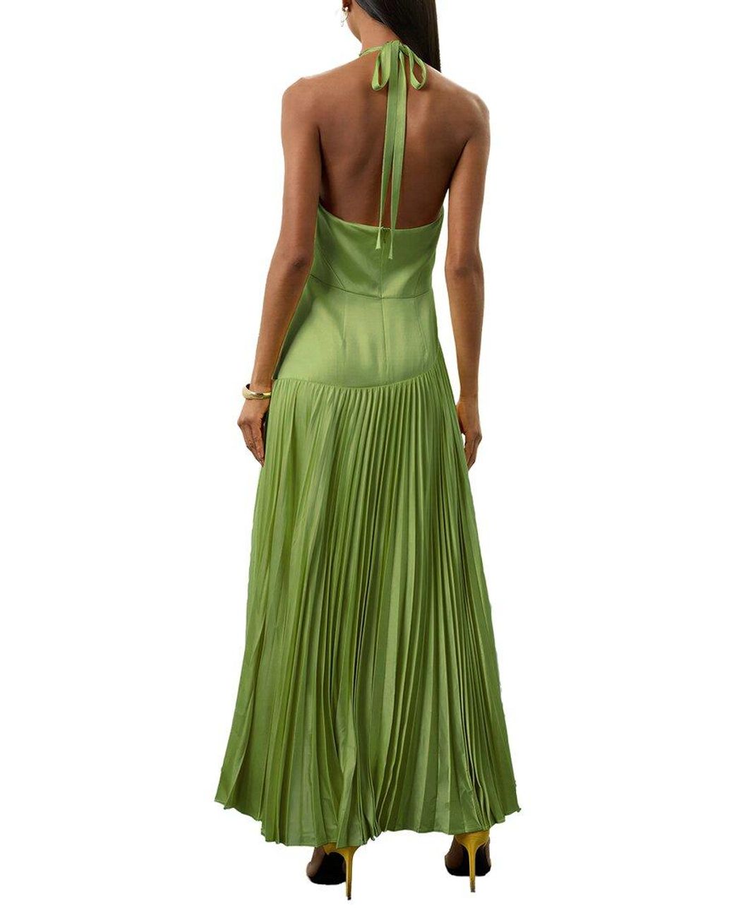 CAMILA BLANCO Green Maxi Dress