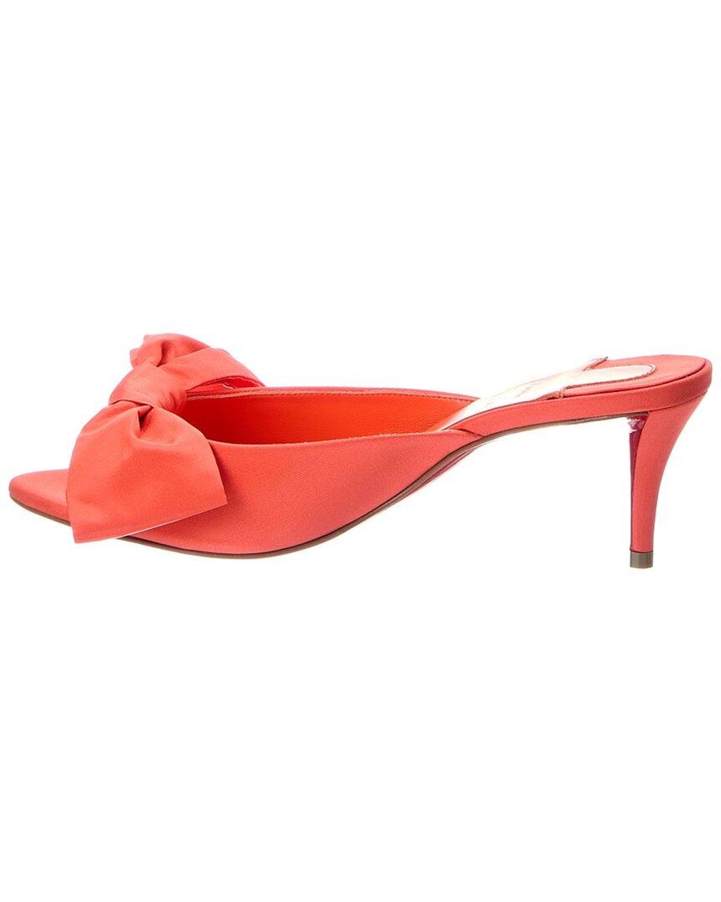 Christian Louboutin Red Mulazee 60 Taffeta Sandal