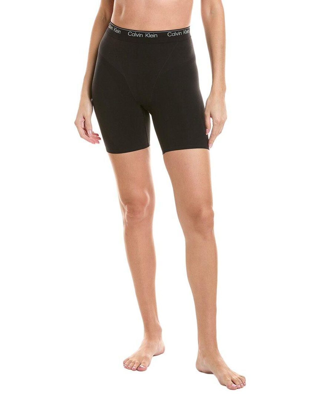 Calvin Klein Black Icon Shapewear Mid Thigh Short