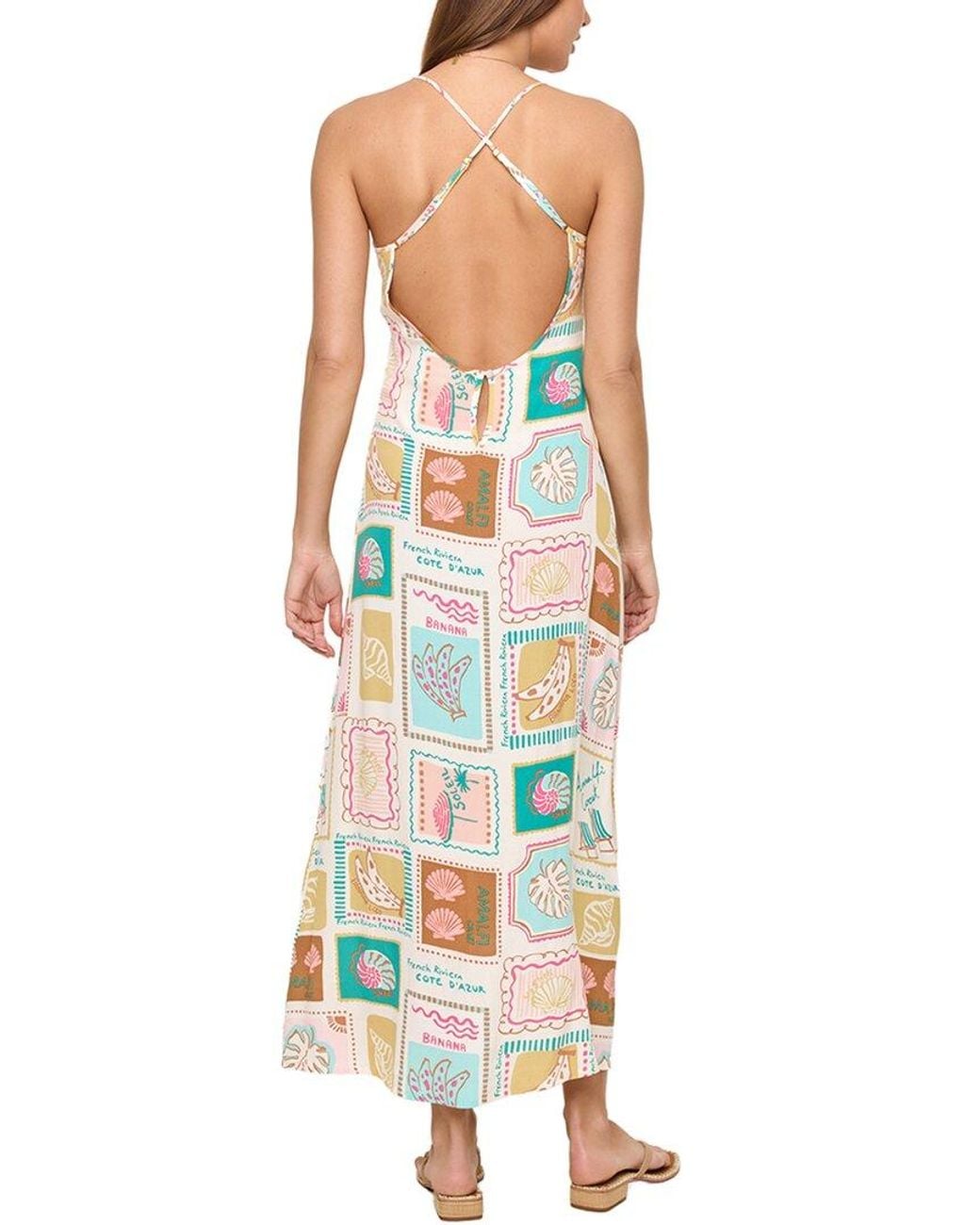 LSPACE Multicolor Summer Somewhere Top