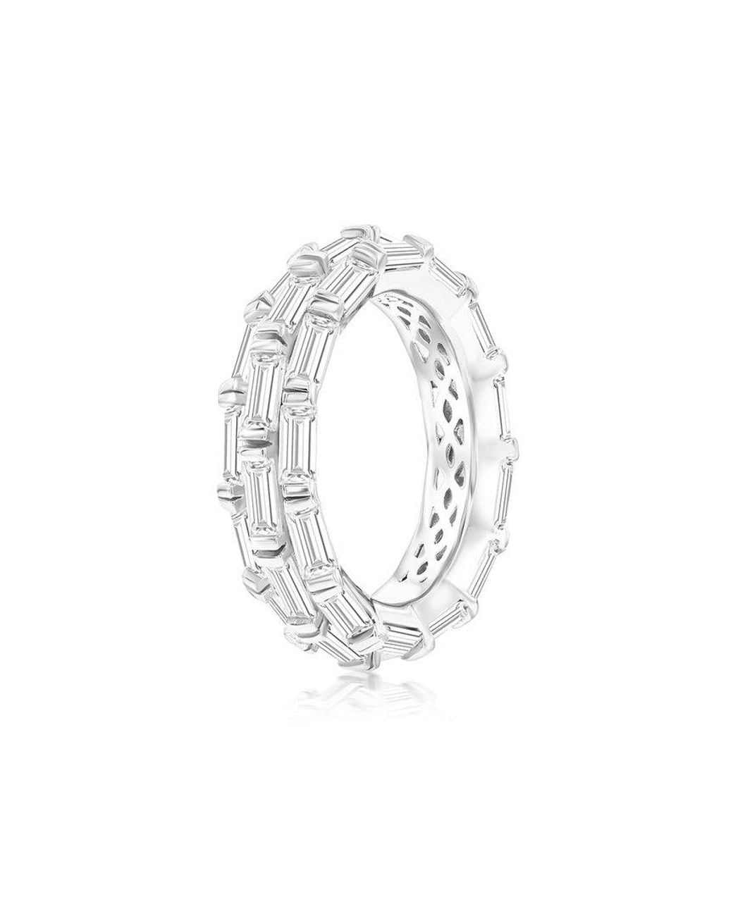 Suzy Levian CZ Jewelry White Suzy Levian Cz Eternity Ring
